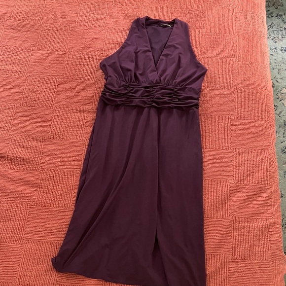 Women’s size large Sleeveless purple Maxi Dress - Picture 1 of 14